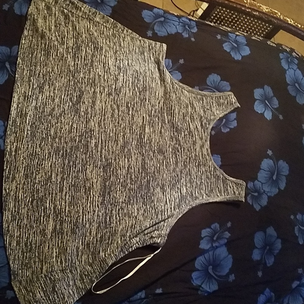 Flowy open back shirt